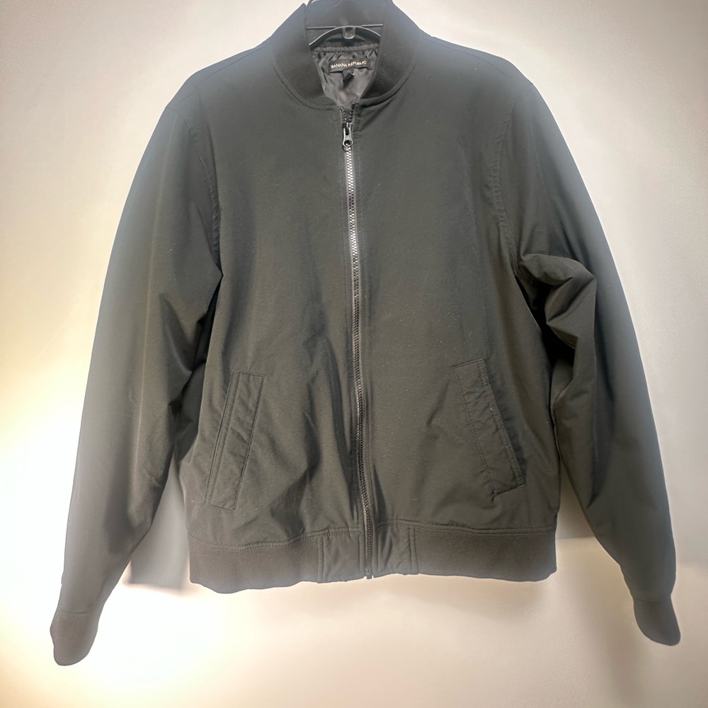 Banana Republic Black Zip-Up Jacket